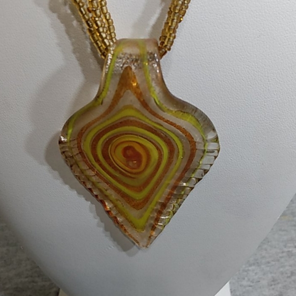 Murano Style Necklace - Picture 2 of 4